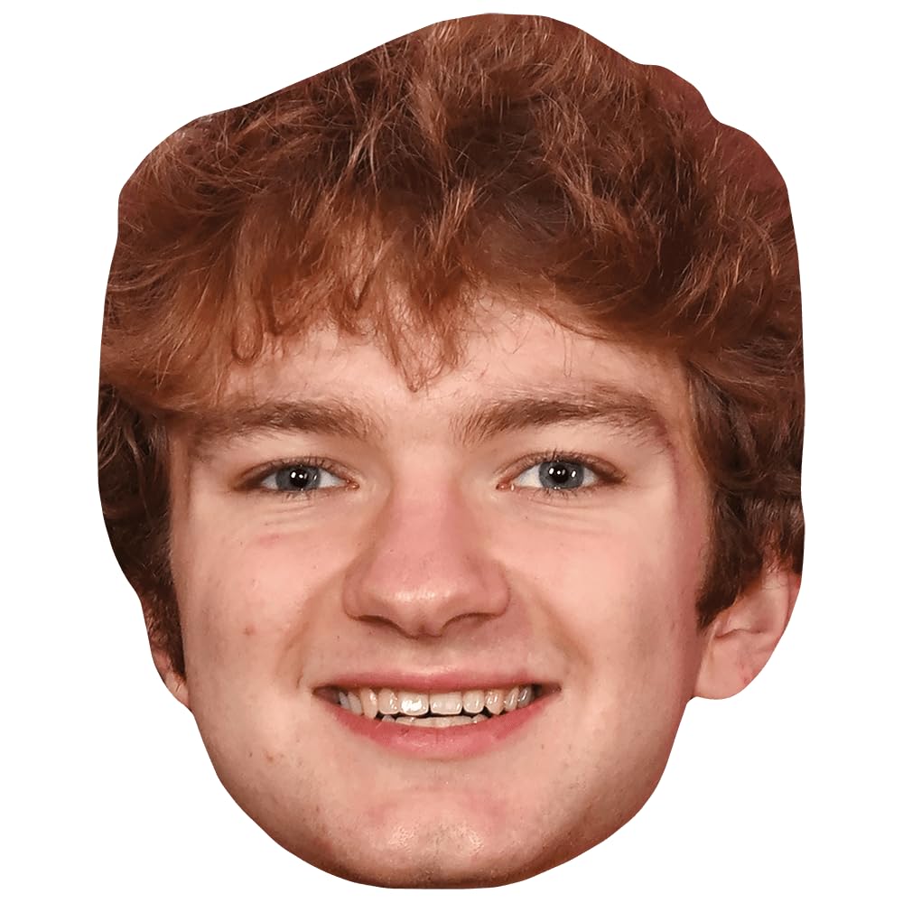 Thomas Simons (Smile) Celebrity Mask, Flat Card Face, Fancy Dress Mask