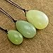Jeoxi Gems 3 Pieces Set Xiuyan Jade Eggs for Women Exercise Handmade Natural Jade Eggs Set Exercise Balls
