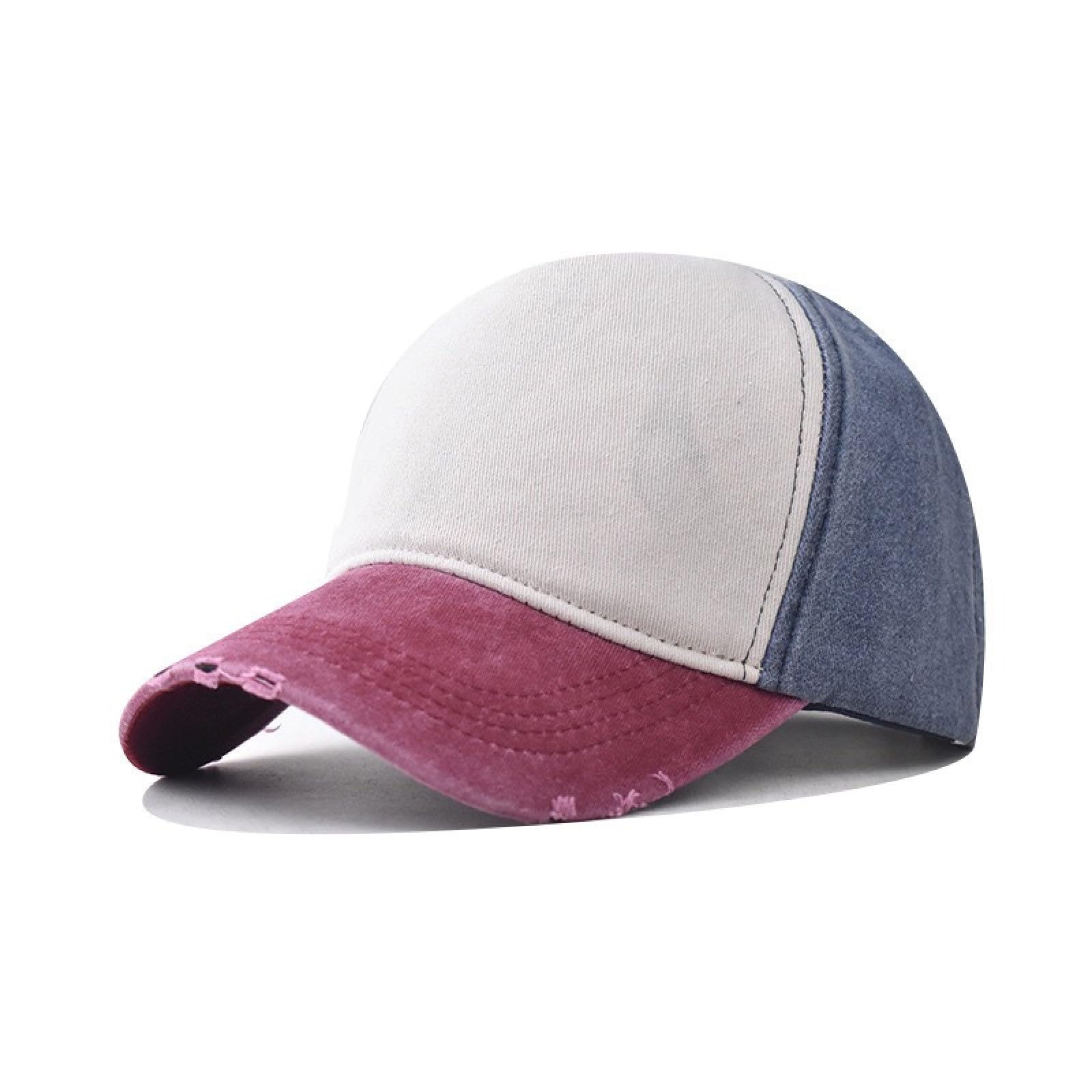 HaloHorus Curved Snapback Trucker Hat for Men Women, Adjustable Mesh Athletics Baseball Cap for Running, Fishing, Workout, Hb-burgundy, One Size — image 1