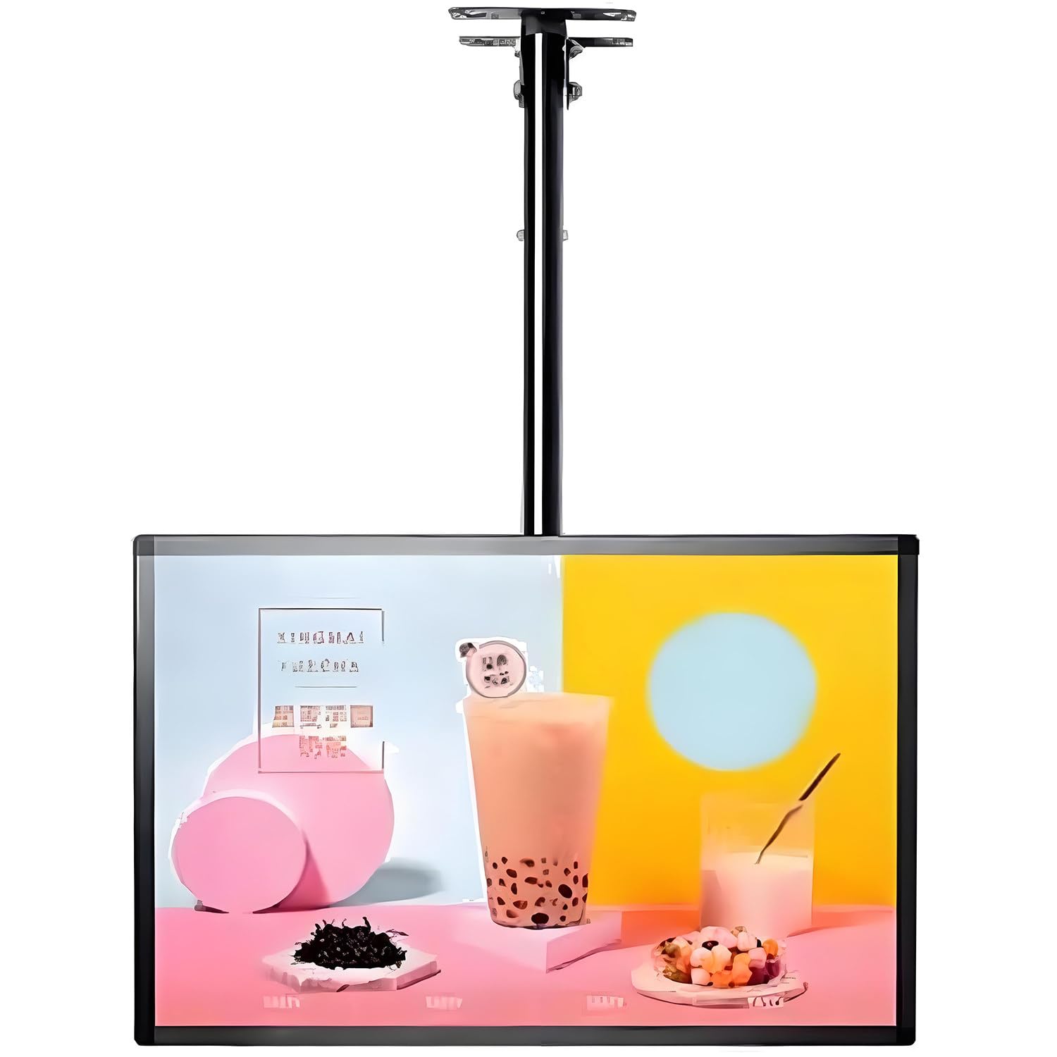 Smukła ramka zatrzaskowa LED, podświetlany ekran menu LED do restauracji, kawiarni, sklepików, billboard montowany na ścianie do kawiarni 60×90cm