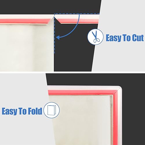 Miniatura 8 de Borde de goma transparente, borde de goma transparente autoadhesivo, protector de borde para chapa, gafas o gafas flexibles, material de goma de