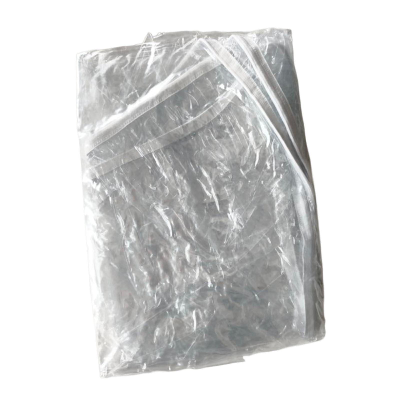 NIVAA PVC Table Cover Protector Elastic Edge Fitted Dinner Clear Round Table Cloth 121.9cmx121.9cm-image-11