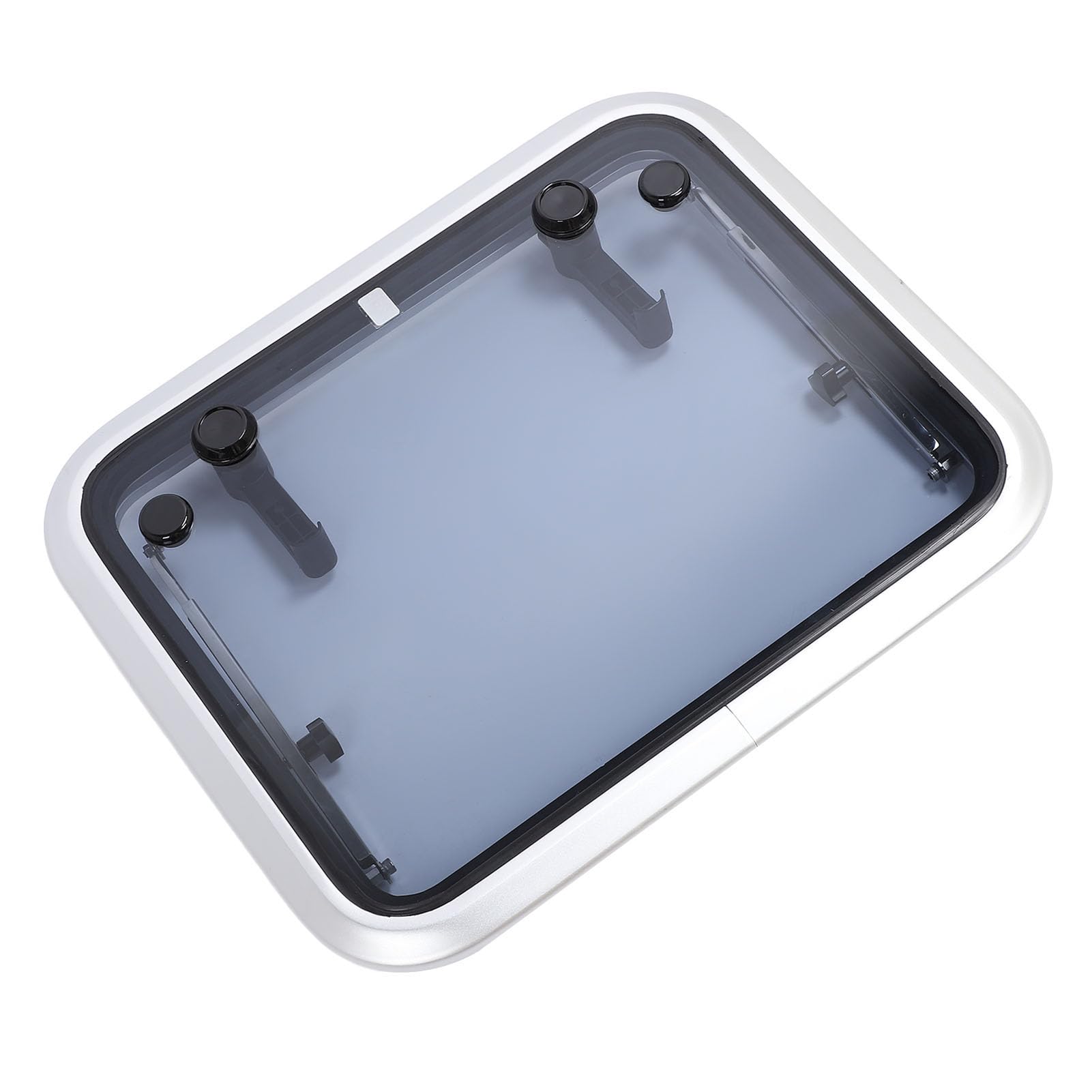 aqxreight Aluminiowy Okno Iluminatora Łodziowe Wysuwane Pokład Szare Szkło