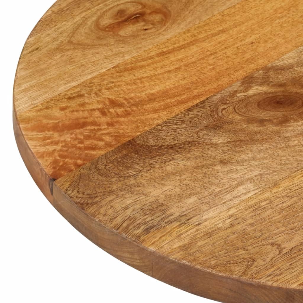 Piano Tavolo Ovale in Legno Massello di Mango 110x40x2,5 cm per Rinnovo Arredamento Casa e Commerciale, Superficie Liscia Facile da Pulire, Design Rustico con Venature