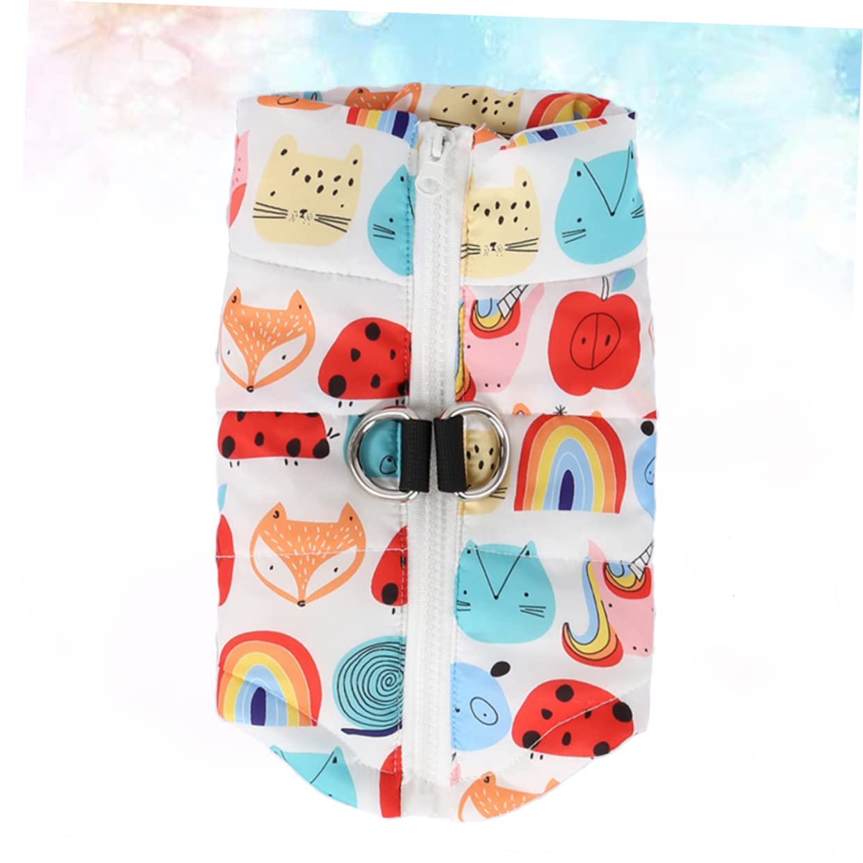 Angoily 3pezzi Cappotto per Cani con Stampa Animali Gilet per Cani di Taglia s Abbigliamento per Animali Domestici per Autunno Adatto per Passeggiate e attività all Aperto Design e Carino