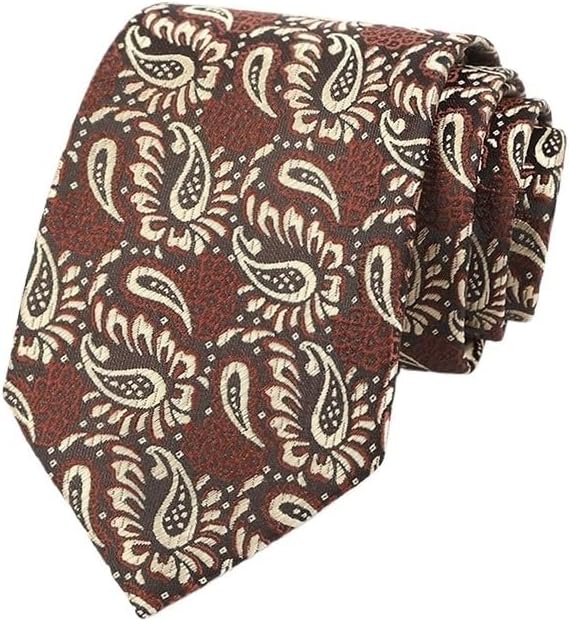 Embroidered Men's Business Casual Wedding Printed Tie Formal Everyday Necktie