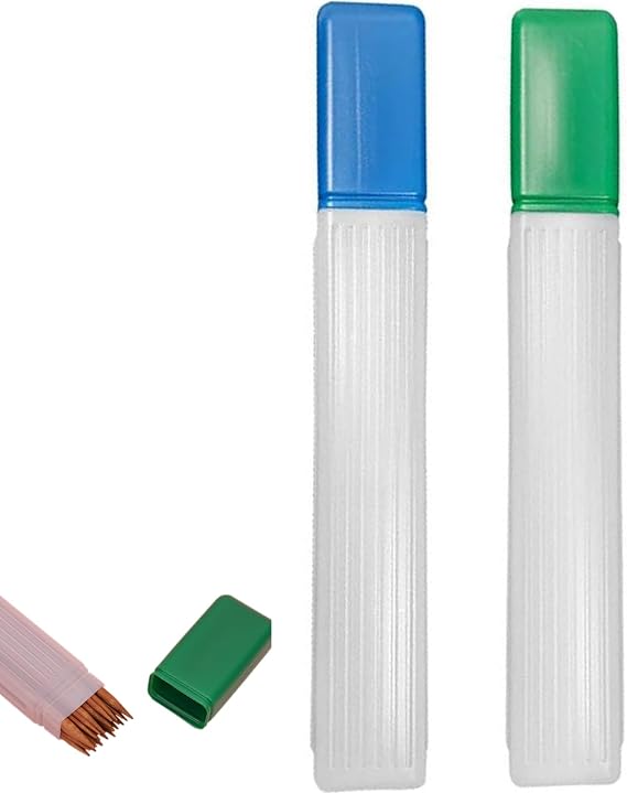2Pcs 41cm Plastic Knitting Needle Storage Tube Sewing Pin Holder