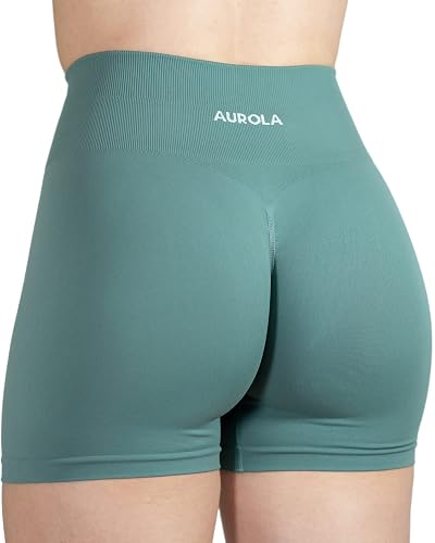 AUROLA Dream Tie Dye Workout Shorts for Women Seamless Scrunch Soft Active Shorts