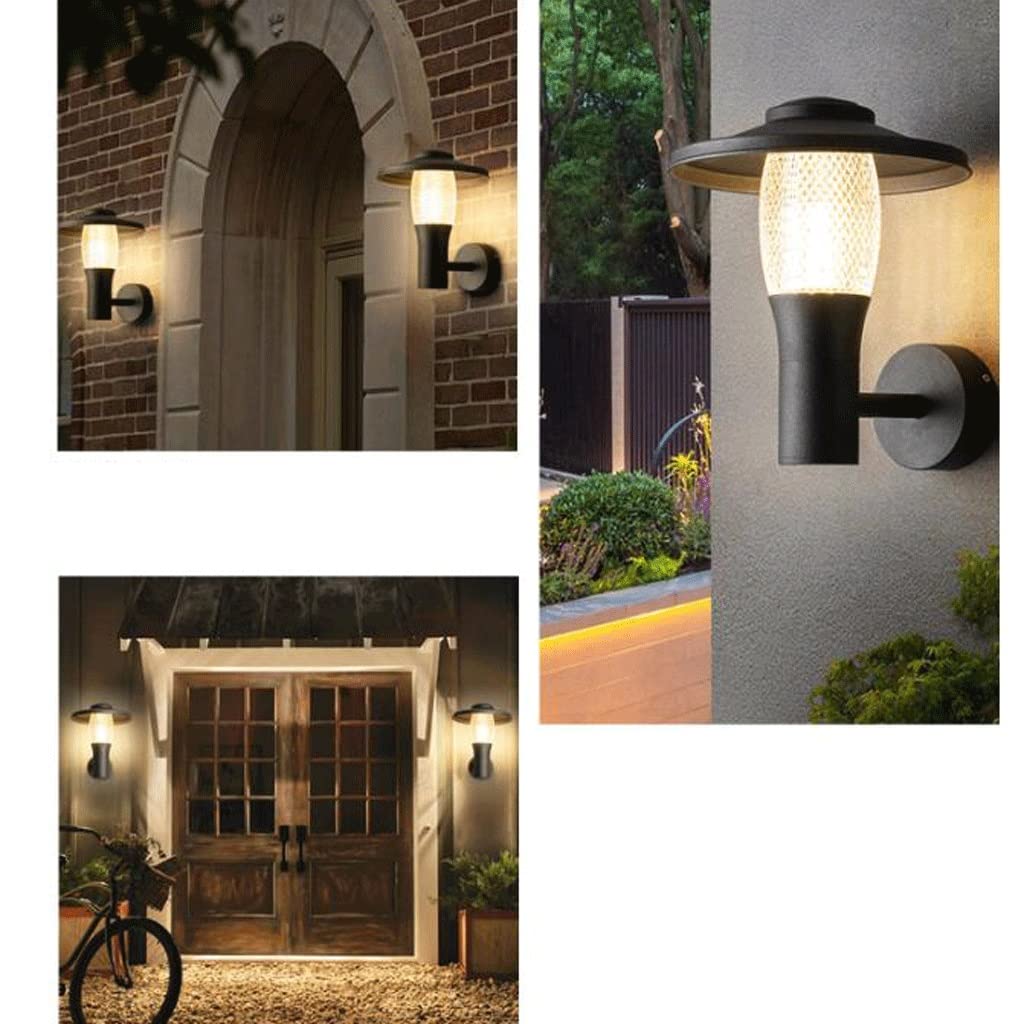 NATWEE Applique extérieure LED étanche Porte Avant Lampe Villa Jardin terrasse éclairage Mur extérieur Balcon extérieur Cour Porte Lampe It's So Kind of You