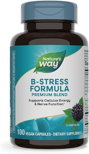 Nature's Way Premium Blend B-Stress Formula 100 cápsulas veganas