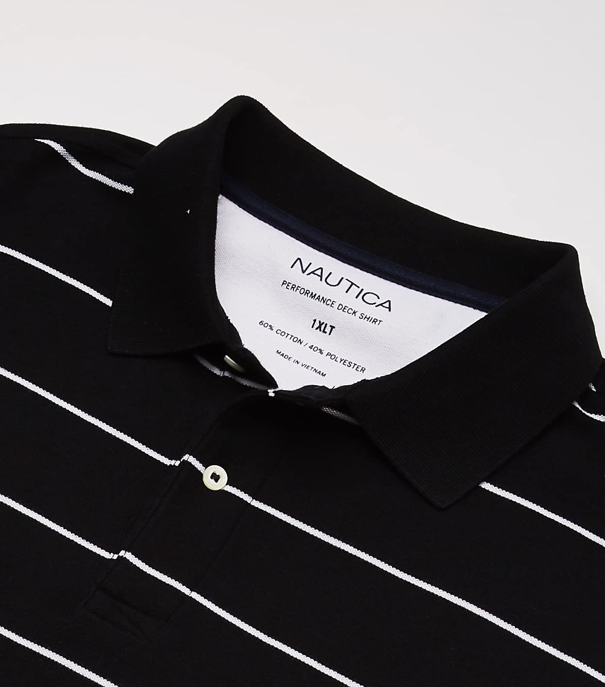 Nautica Classic Short Sleeve Striped Polo Shirt Polo Hombre