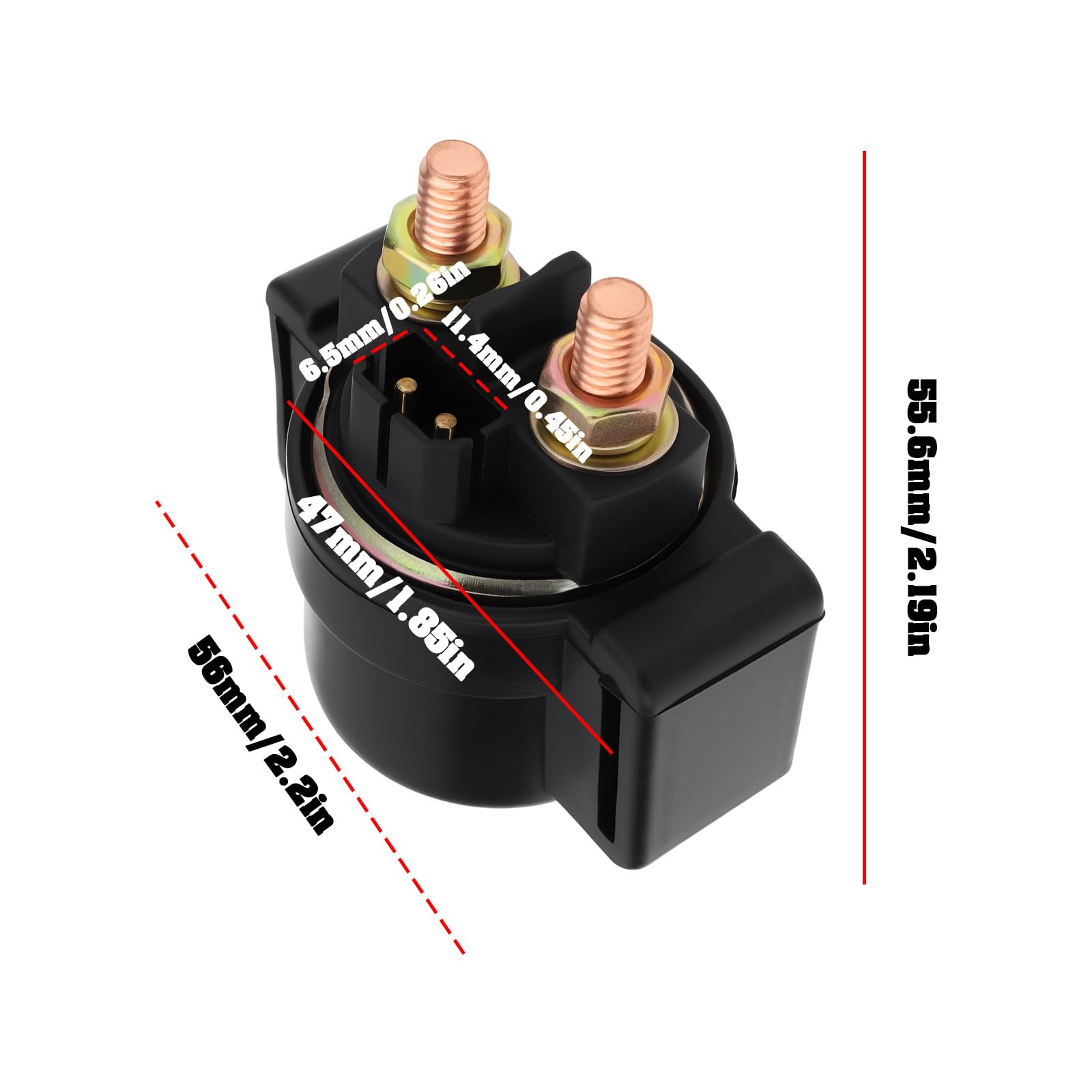 Relè Di Avviamento 12V Per Moto 39740011A Compatibile Con CAGIVA Compatibile Con DUCATI