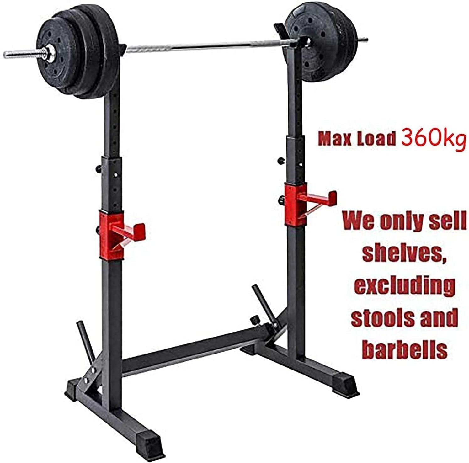 Squat Rack Strength Training Equipment Home Sports Squat Rack Stand Barbell Free Press Bench Home Gym Multifunctional Squat Stand GHT
