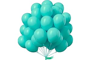 PartyWoo 51-Pack Teal Blue Balloons: Enhance Your Celebrations with Elegance and Joy