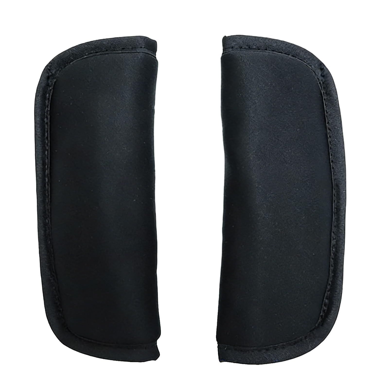 Cinturón de seguridad para bebé, almohadillas suaves para cinturón de seguridad para cochecitos y asientos infantiles, material Oxford transpirable, ajuste universal, negro, juego de 2 — view 7