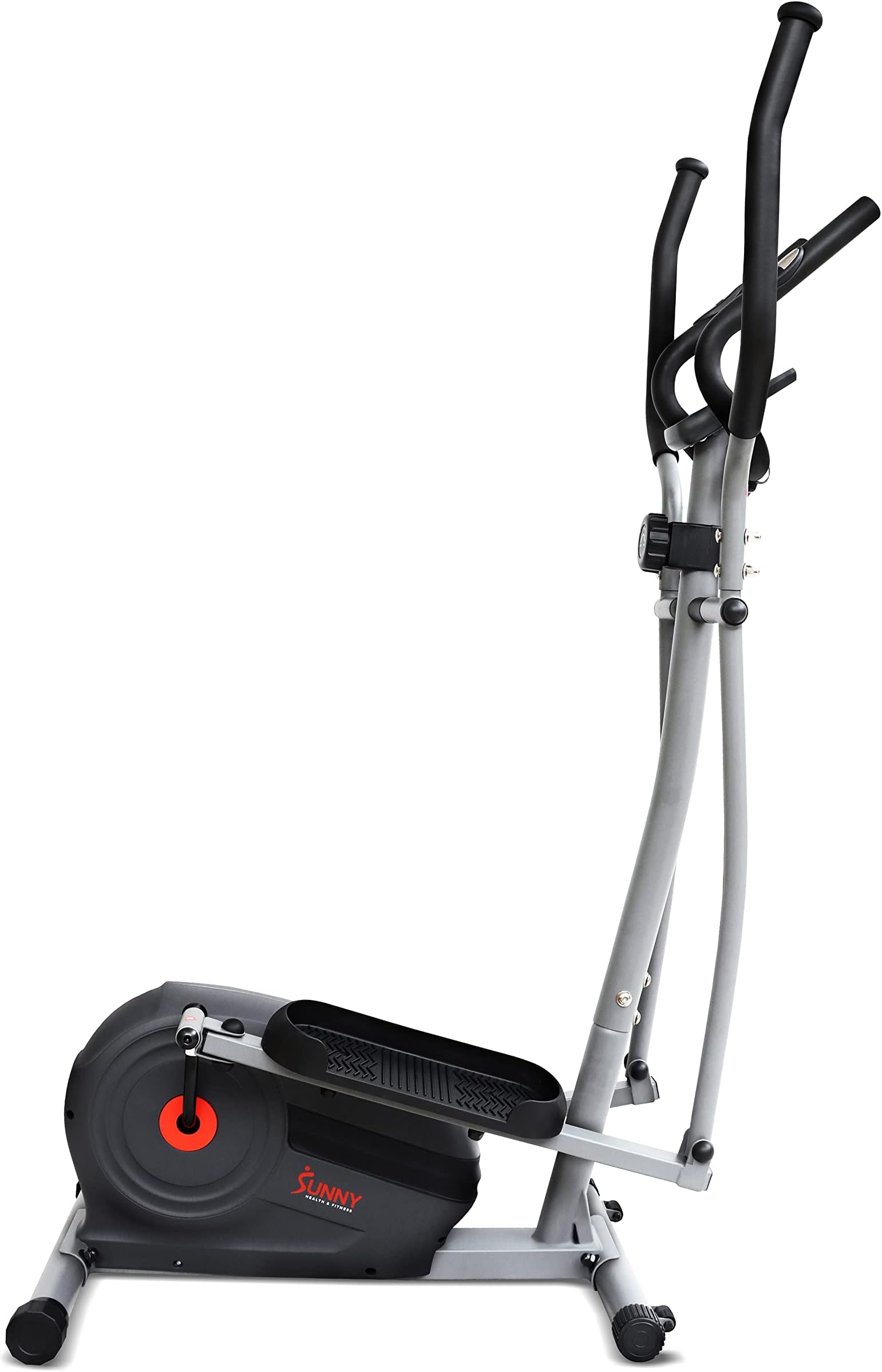 Elliptical Exercise Machine, Silent Magnetic Fully Body Training with Pulse Rate Grips, LCD Performance Monitor Equipment for Home Gym, Adjustable Resistance SunnyFit App Access