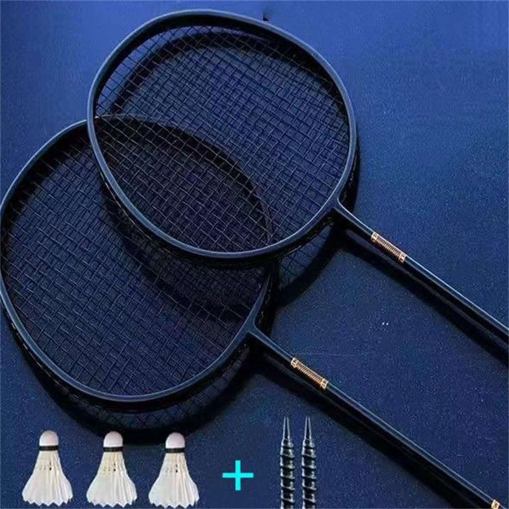 Badminton Racket All-in-one Racket Set Anti-breakage Badminton Racket Couple Badminton Racket Resistance High
