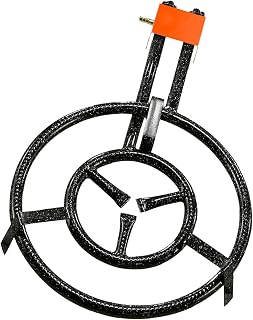 MAGEFESA 14-Inch Reinforced Enameled Steel Paella Pan Burner, Compatible with Paella Pans up to 20 Inches, Tripod Not Included