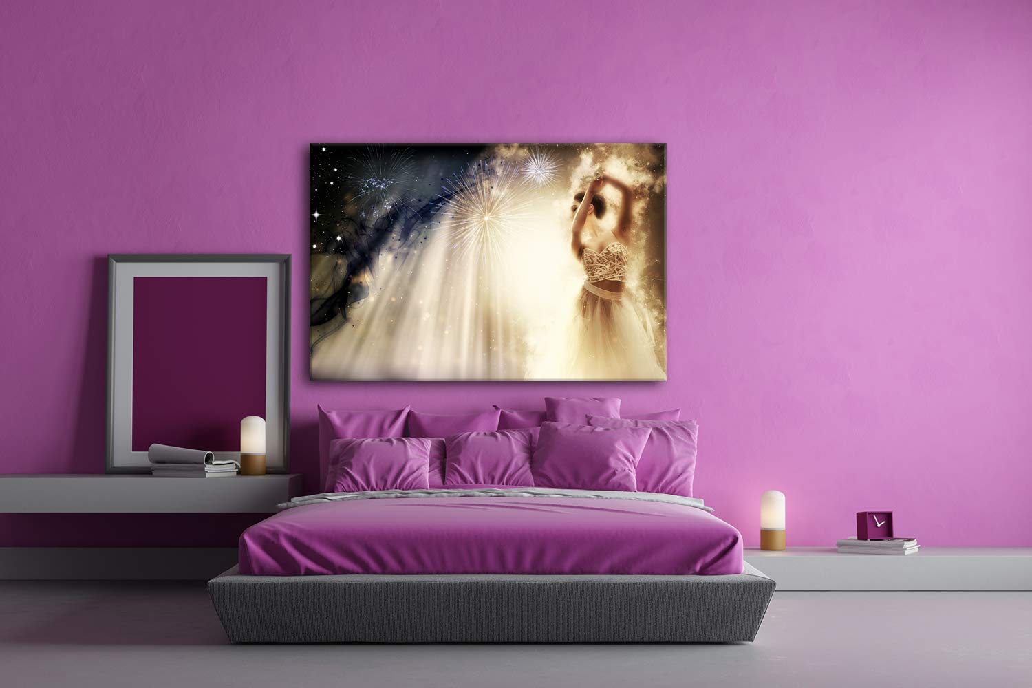 Sinnlichkeit des Tanzes Als Leinwand, Motiv fertig ahmt Auf Echtholzrahmen gestaltet Digitaldruck mit Rahmen, Kein Poster Oder Poster, 120x80