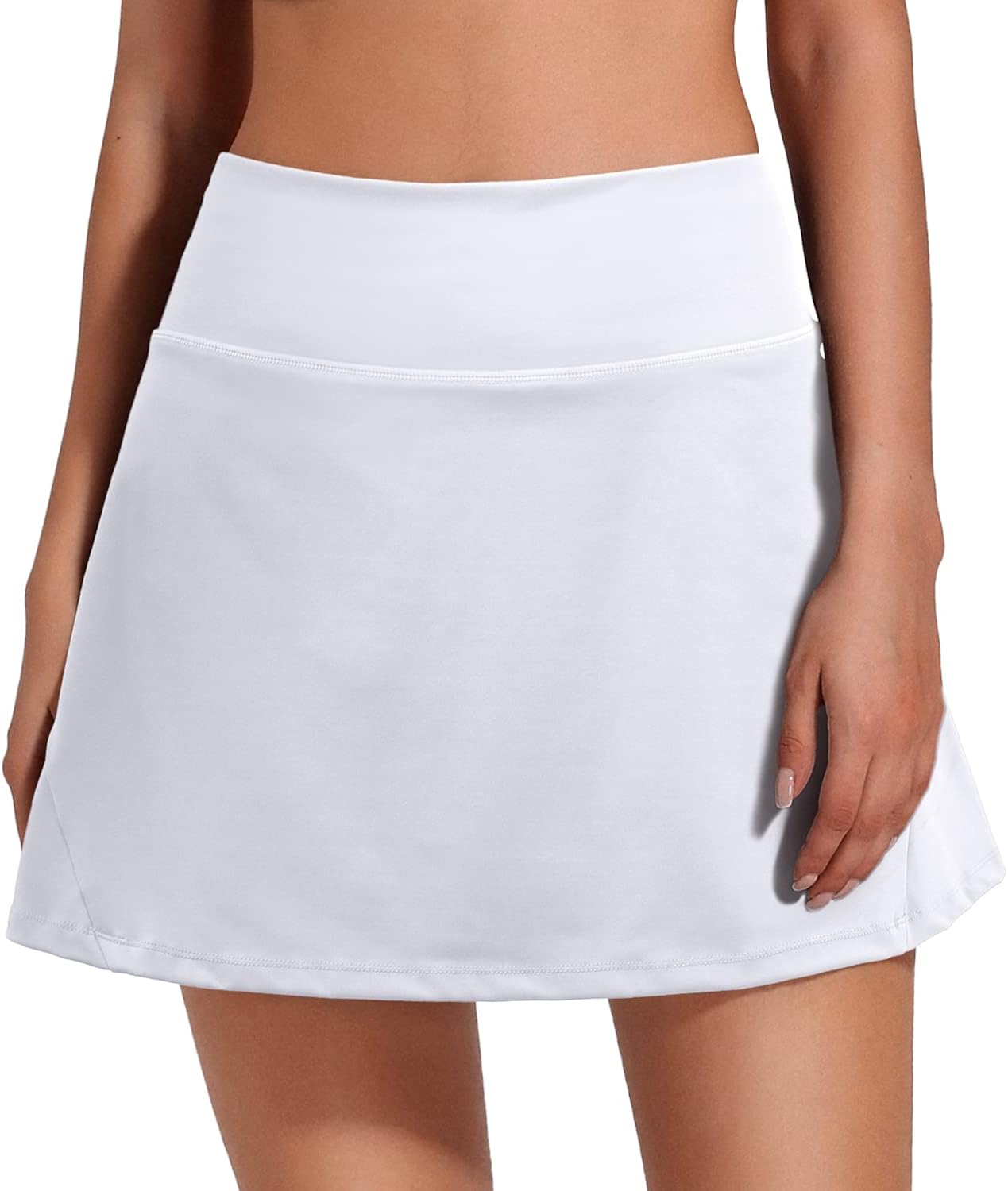 Purentire Women's Pleated High Waisted Tennis Skirt with 4 Pockets for Golf Running Workout Yoga Skater : Clothing, Shoes & Jewelry