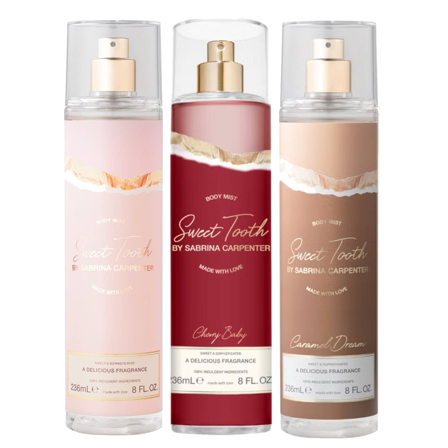 Sabrina Carpenter Sweet Tooth perfumowana woda do ciała dla kobiet różne zapachy 236 ml (zestaw)