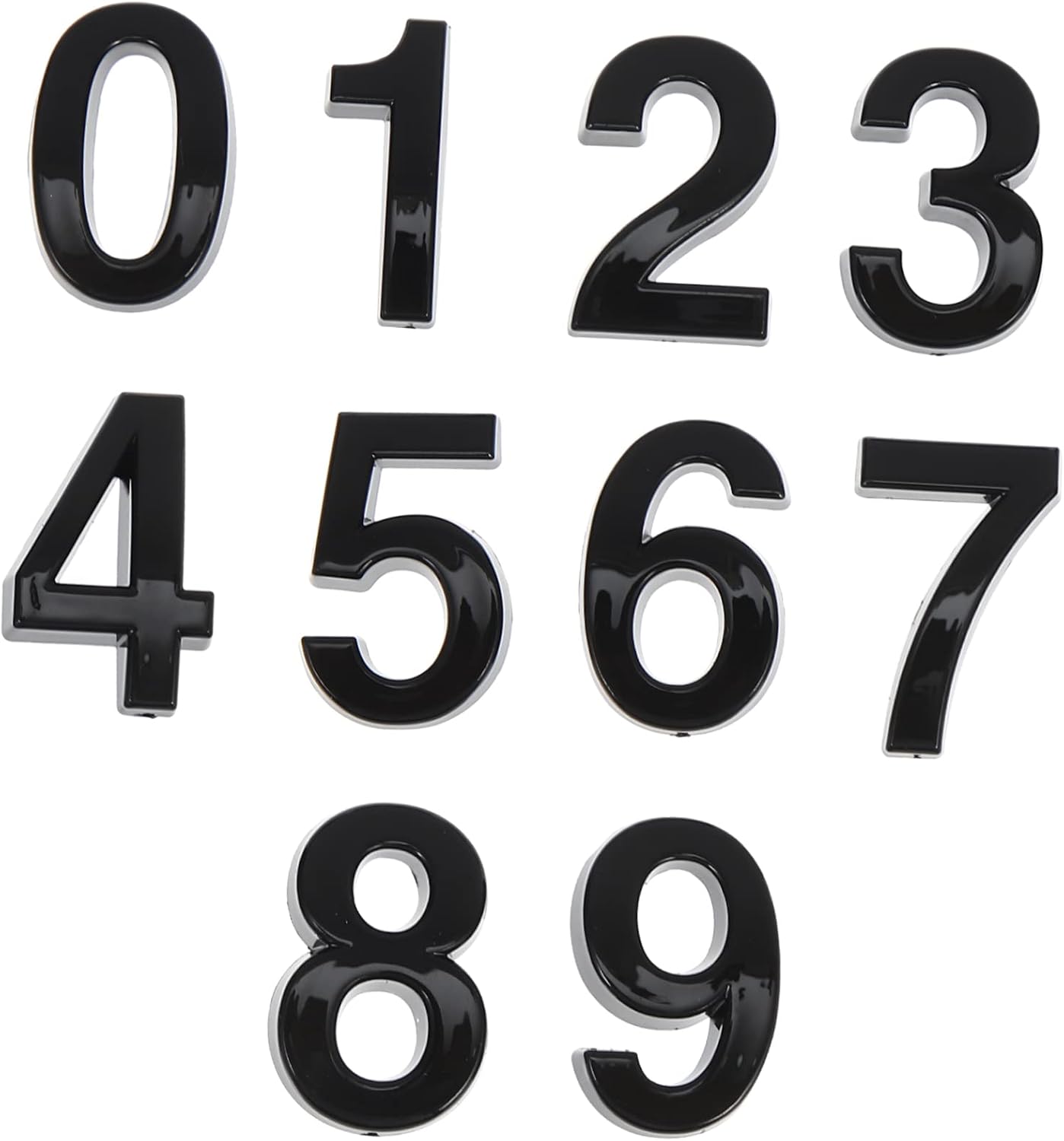 DOITOOL Outdoor House Numbers Mailbox Numbers Sticker Abs Resin Multi-function
