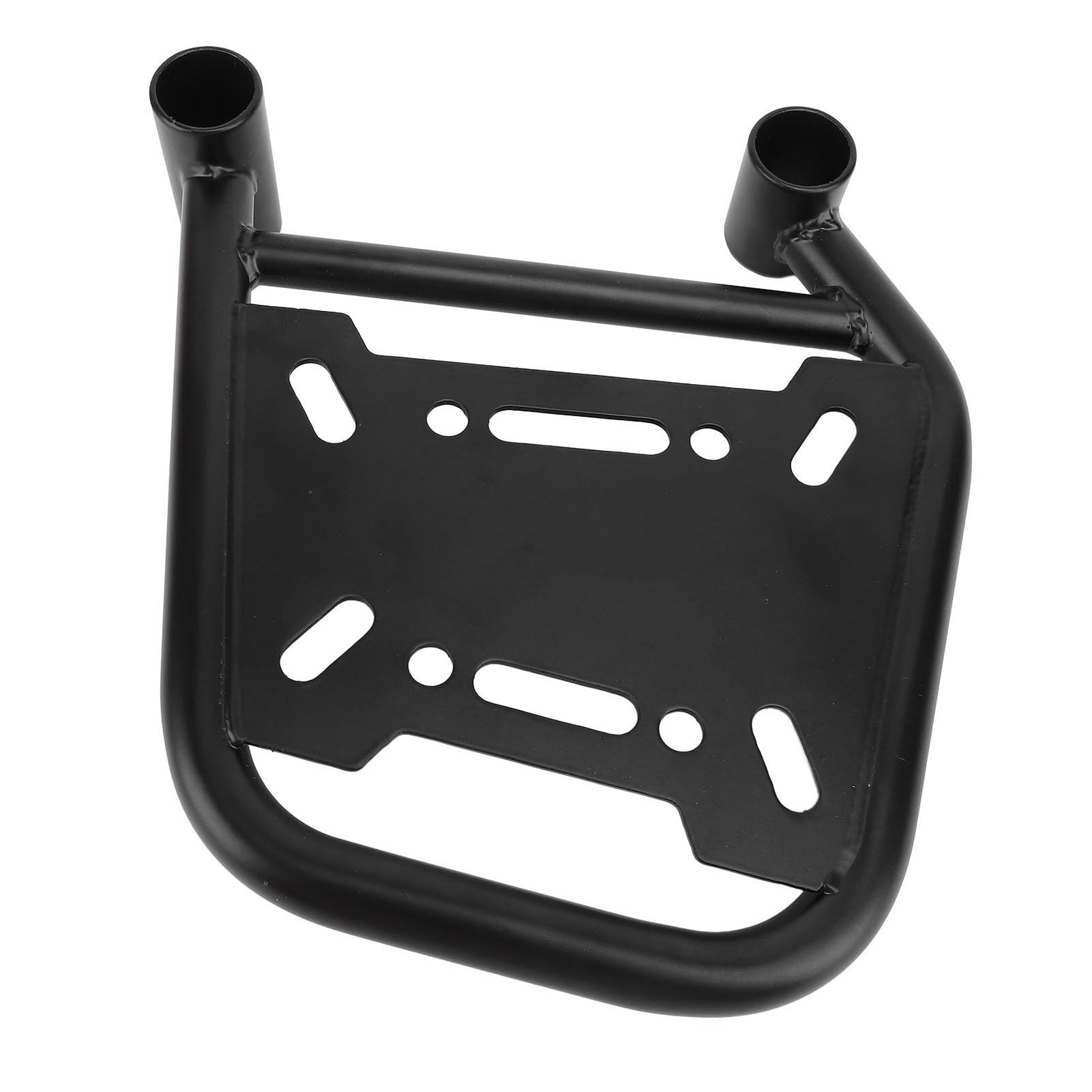 POENVFPO Bastidores de Soporte para Alforjas Soporte para Bolsa Lateral de Hierro Tubo de 17 Mm Anodizado Duro Negro Almacenamiento Adicional Fácil Instalación para Eliminator 400 450 500 SE 2023