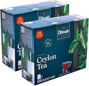 Dilmah 100 Sachets De Thé Thé De Qualité Supérieure De Ceylan