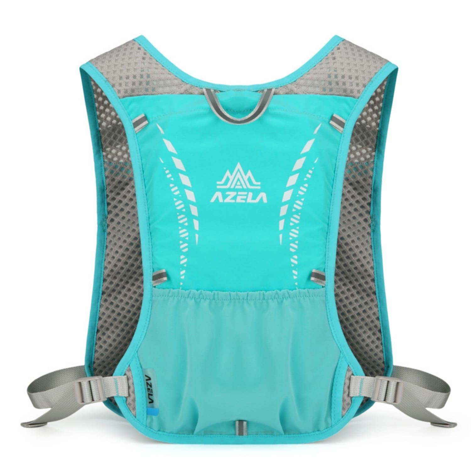 Snug Fit Running Hydration Vest Backpack Lightweight Hydration Running Vest Breathable Daypack Handsunrestricted for Runners, Long-Distance Race Training, Green-image-24