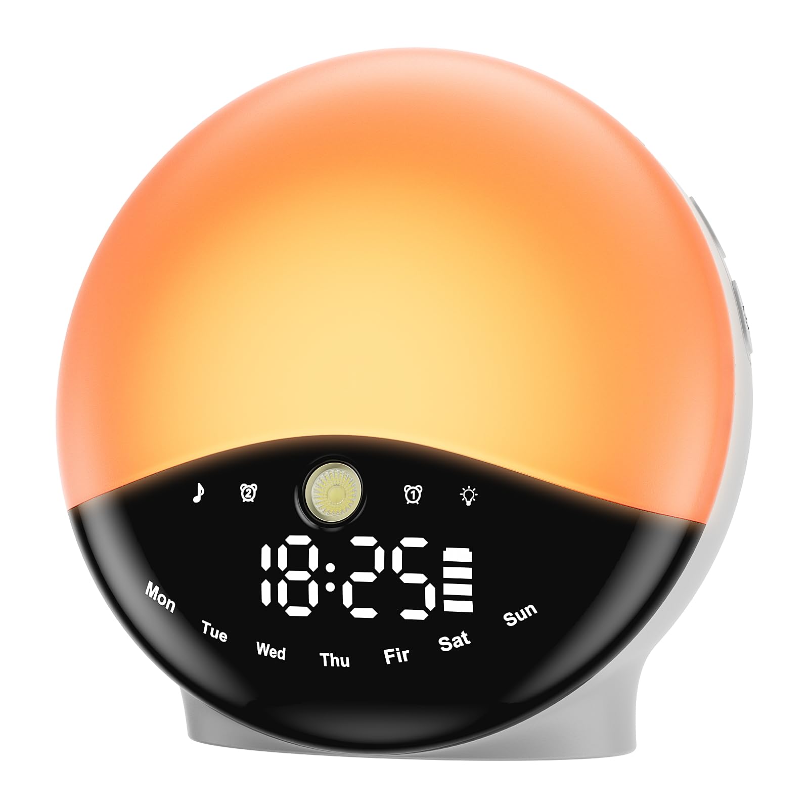 光目覚まし時計 ウェイクアップライト ホワイトノイズ・日の出アラーム付 Amazon.co.jp: Lightoratory ウェイクアップライト 日の出目覚まし時計
