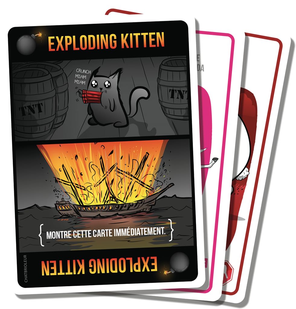Exploding Kittens Original Edition in Collectible Tin - 2-5 Players - Ages 7 Exploding Kittens Original Edition in Collectible Tin - 2-5 Players - Ages 7