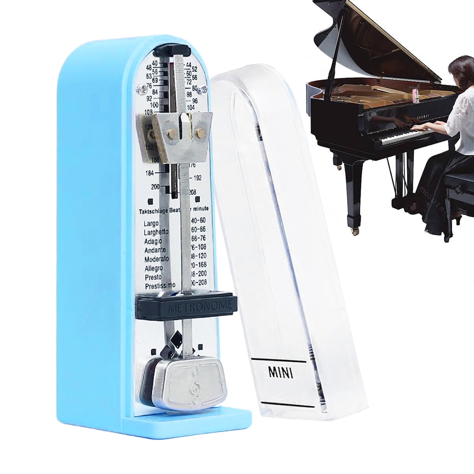 Stimmgerät, Tuner und, multifunktionales Übungszubehör für Violine, Trompete, Flöte, Banjo, Ukulele, Gitarre, Schlagzeug