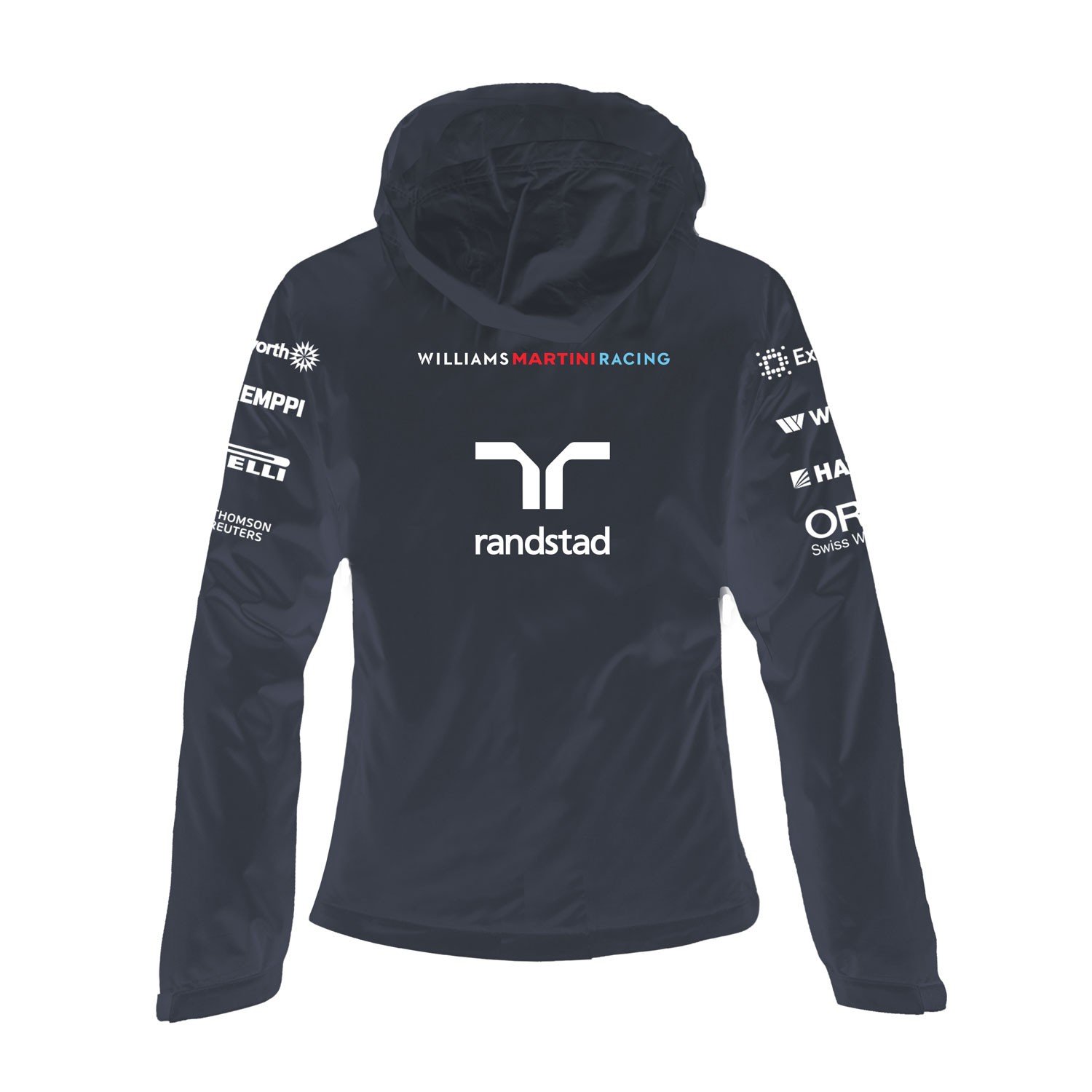Williams Martini Racing Women's Team Waterproof Jacket, Large Heritage Blue