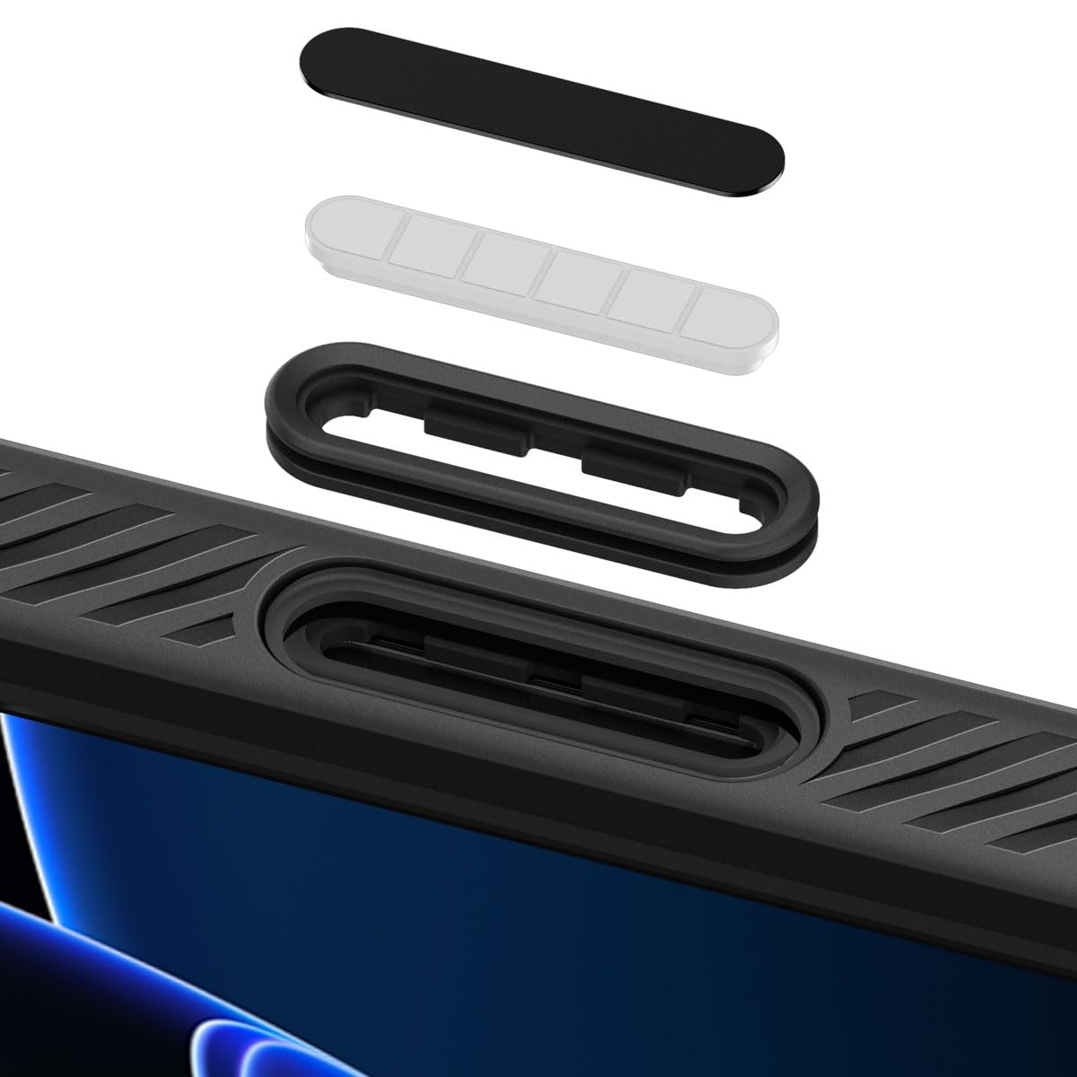 Spigen Cover per iPhone 16 Pro Max, Liquid Air T MagFit [Copertura abilitata per il Controllo fotocamera] Compatibile con MagSafe - Nero Opaco