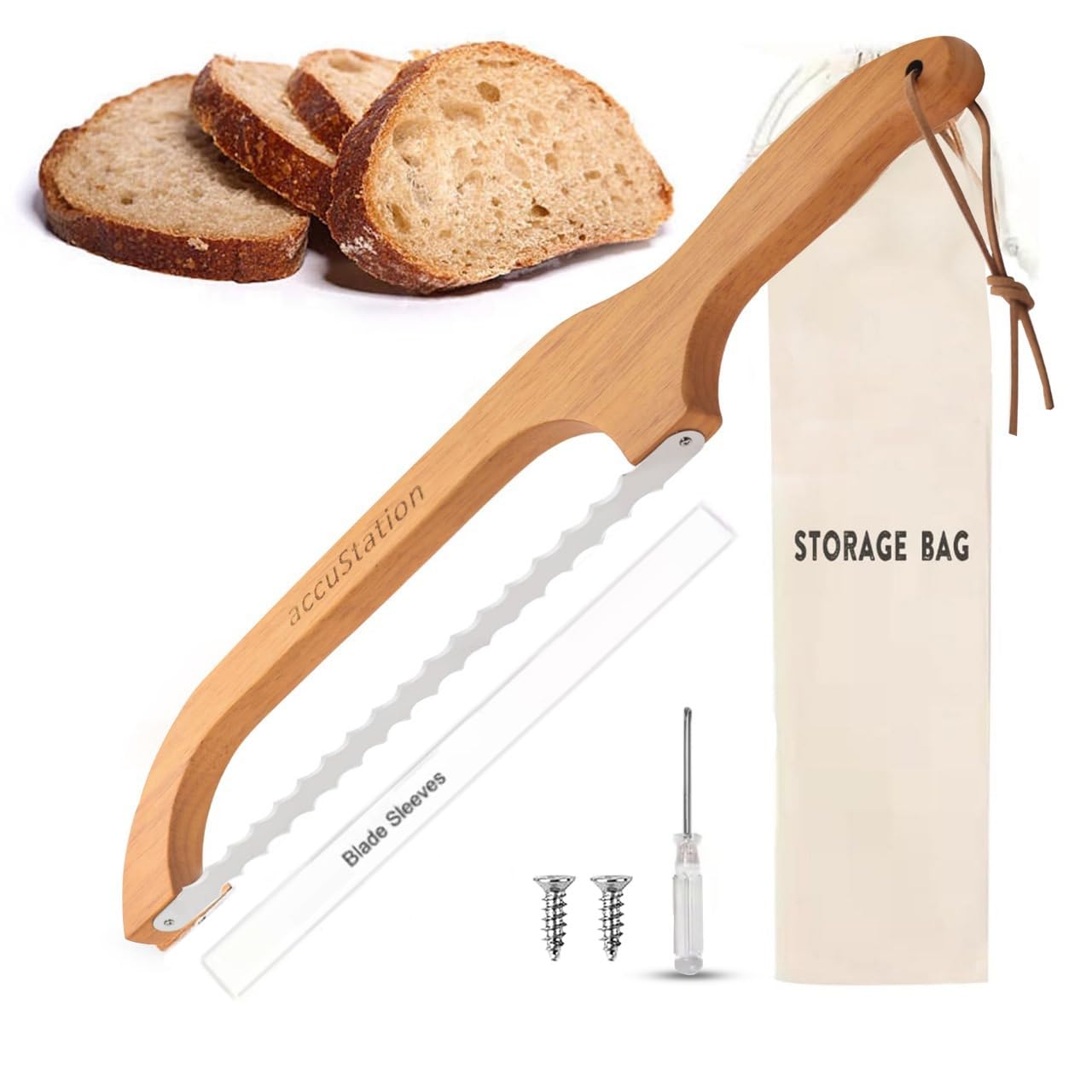AccuStation Bread Slicer - Slice Like a Pro -1 AccuStation Bread Slicer - Slice Like a Pro -1
