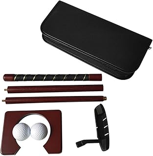 Jasufud Golf putter set,Two-Way Golf Putter for Right or Left Handed Golfers | Mini Golf Putter for Kids, Junior, and Adults with 2 Golf Practice Ball and a Putting Cup