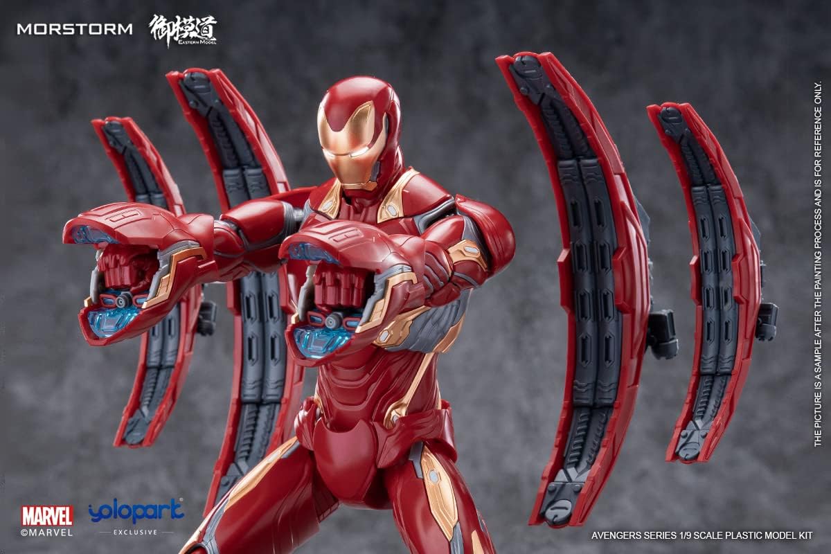 配送員設置 御模道 アイアンマン マーク50 1 9スケールプラモデル DX版