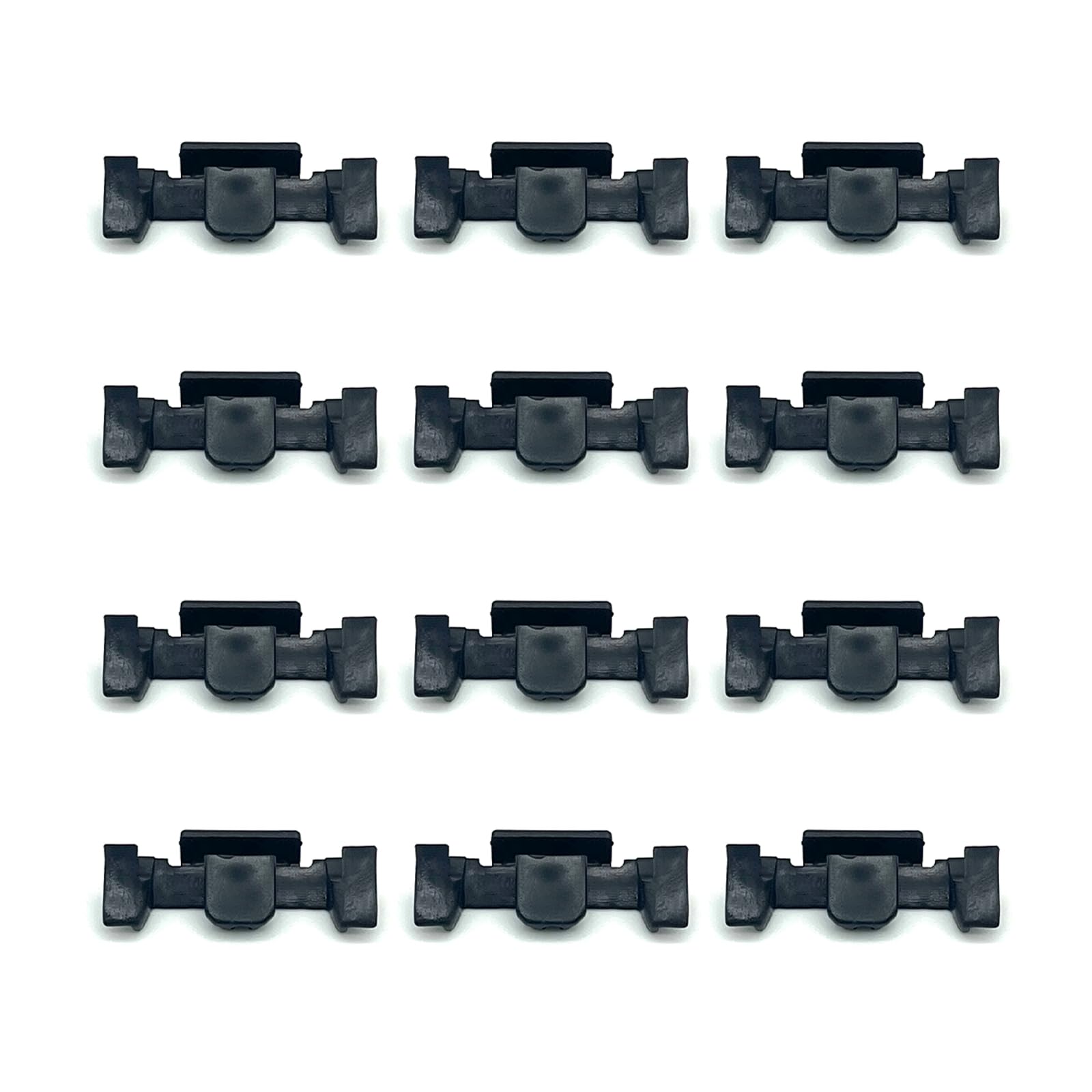 12PCS Headlight Trim Ring Clips 51132752145 for Mini Cooper R55 R56 R57 R58 R59 R60 F56 F60 (Black)