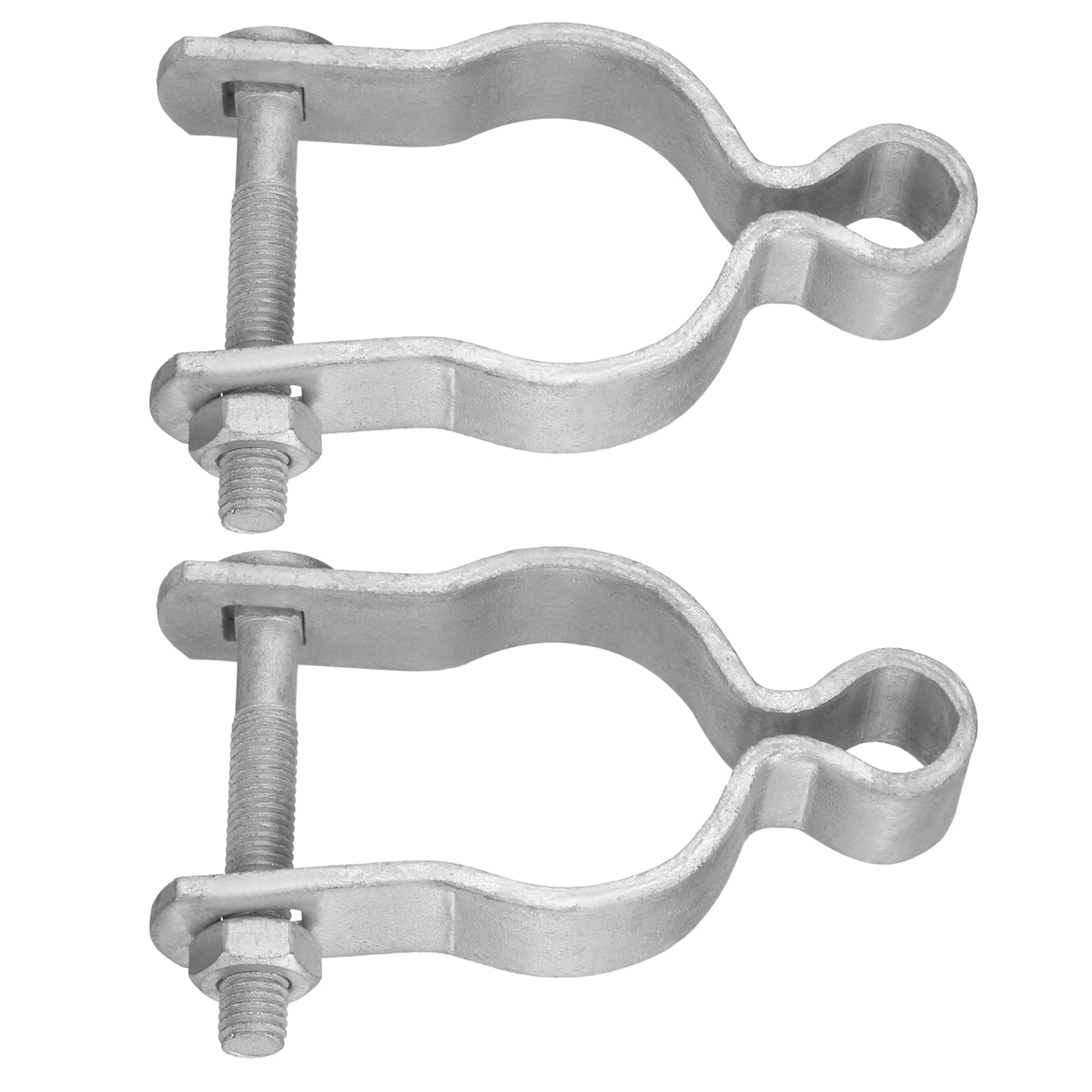 Charnière en acier galvanisé durable pour poteau de clôture de jardin