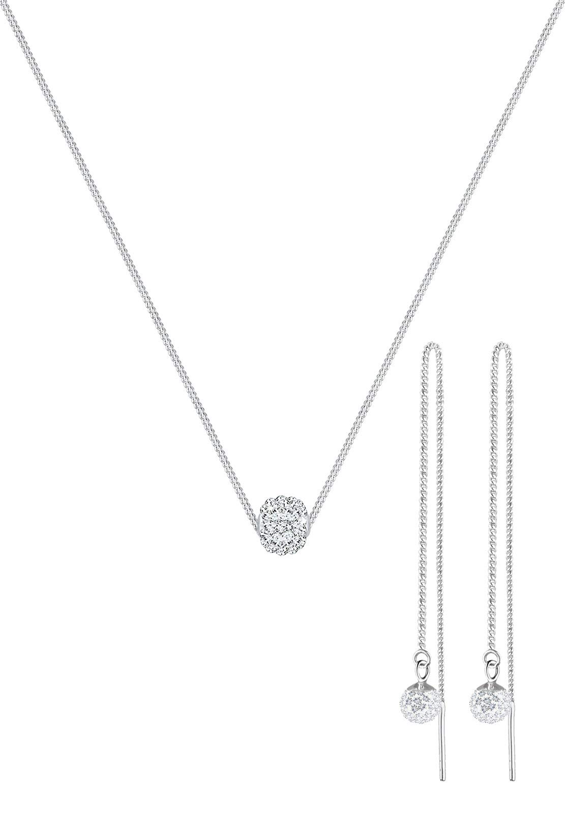 Elli Schmuck-Sets 925 Sterling Silber Kristall