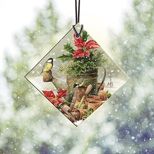 Film Cells Marjolein Bastin (Winter Flowers) Starfire Prints Hanging Glass #TOP3