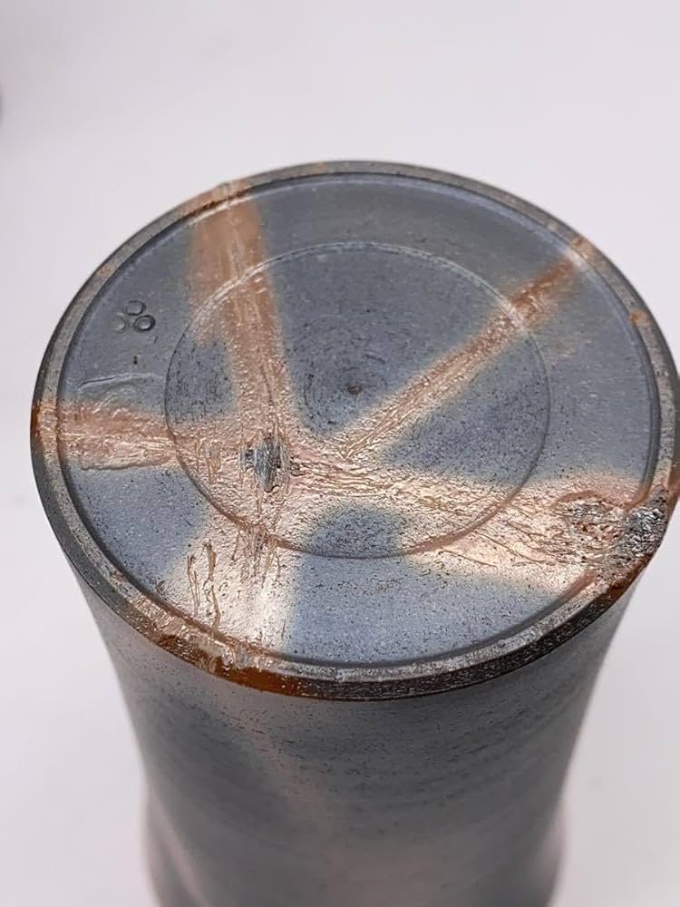 Amazon | 備前焼き山麓窯金彩緋襷黒備前ビアマグ4客セット青焼き