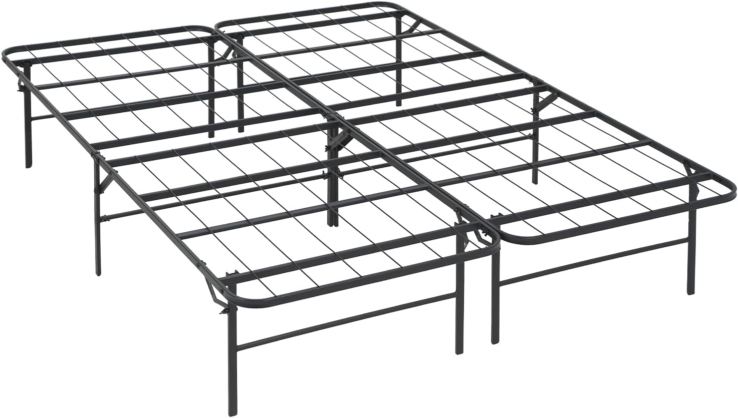 Bed Frame, Foldable Metal Platform Bed Frame Mattress