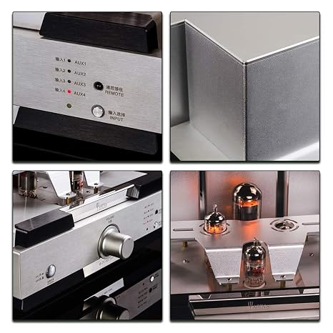 Yaqin B-2T Vacuum Tube Pre Amplifier with Remote Control, Tubes: EL84x4, 12AX7x2, AC110V and AC230V Optional ...