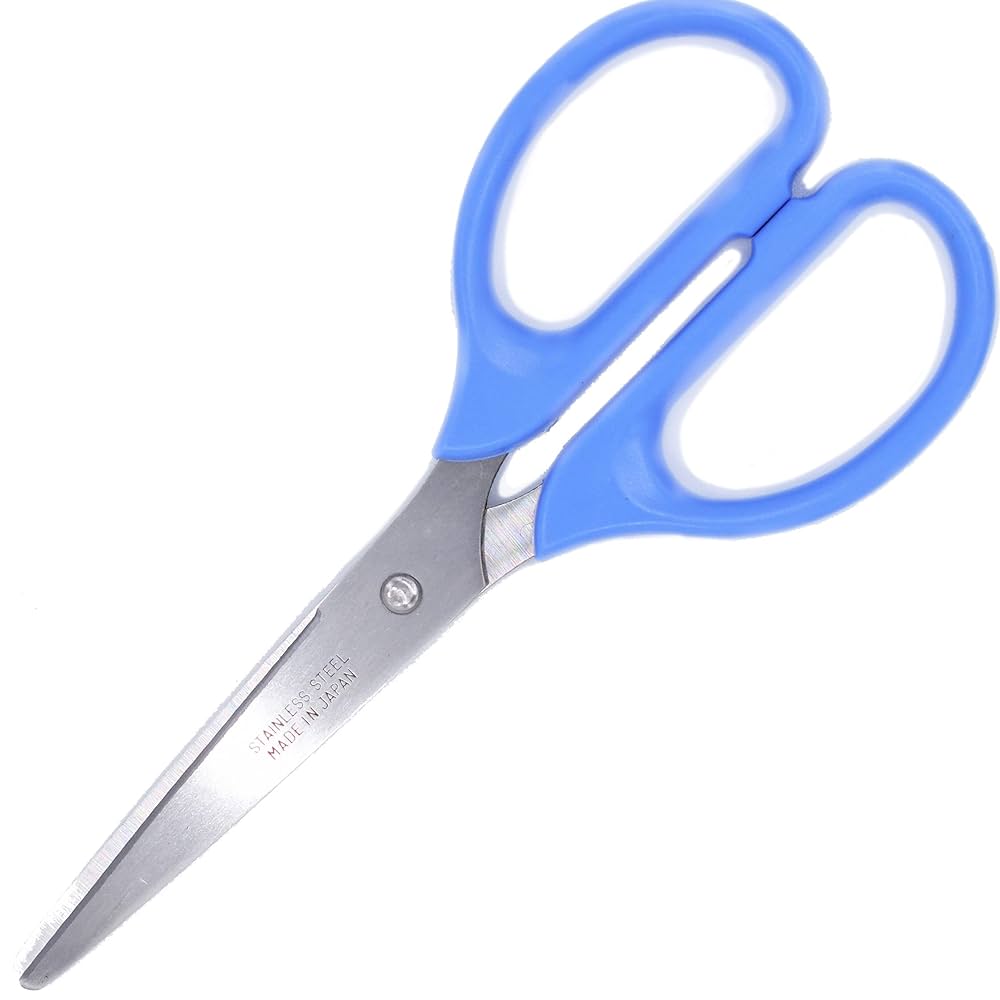Amazon.co.jp: 先丸ステンレスはさみ 事務用ハサミ 安全設計