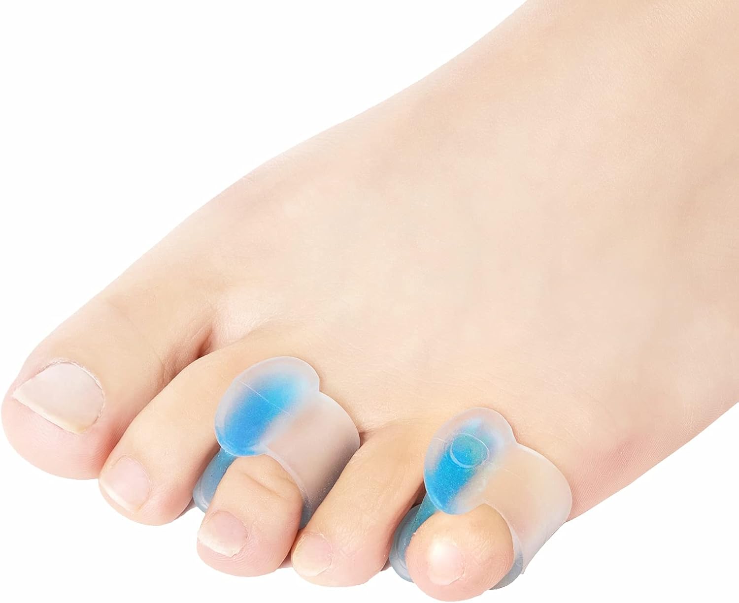 Pack of 10 Gel Toe Separator Bunion Corrector Pads Bunionette Pain Relief Pinky Toe Straightener Separator Cushion Splint Protector Shield Spacer Cover Guard : Health & Household