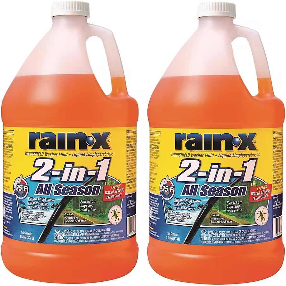 -25F 2-in-1 Windshield Wash, Deicer & Bug Remover, Water-beading technology 2 pk./1 gal.