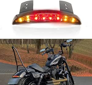 4-Piece Motorcycle LED Turn Signal Blinker Lights – Amber Smoke – Universal Fit For Honda Grom Ruckus & More 12V