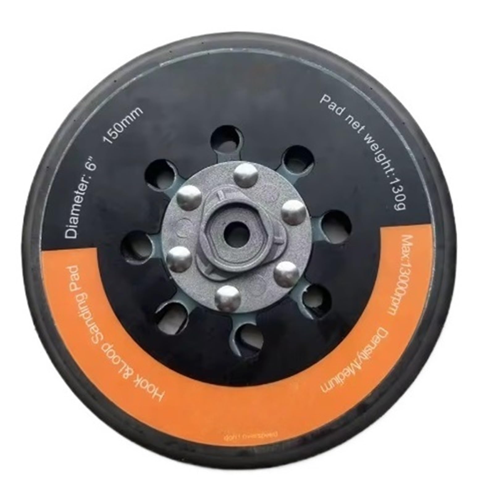 5" 125 Mm/6" 150 Mm Polierpad, Professionell, 13000 U/min, Klettverschluss, Doppelwirkung, Polierscheibe Mit Zufälliger Laufbahn(150mm)