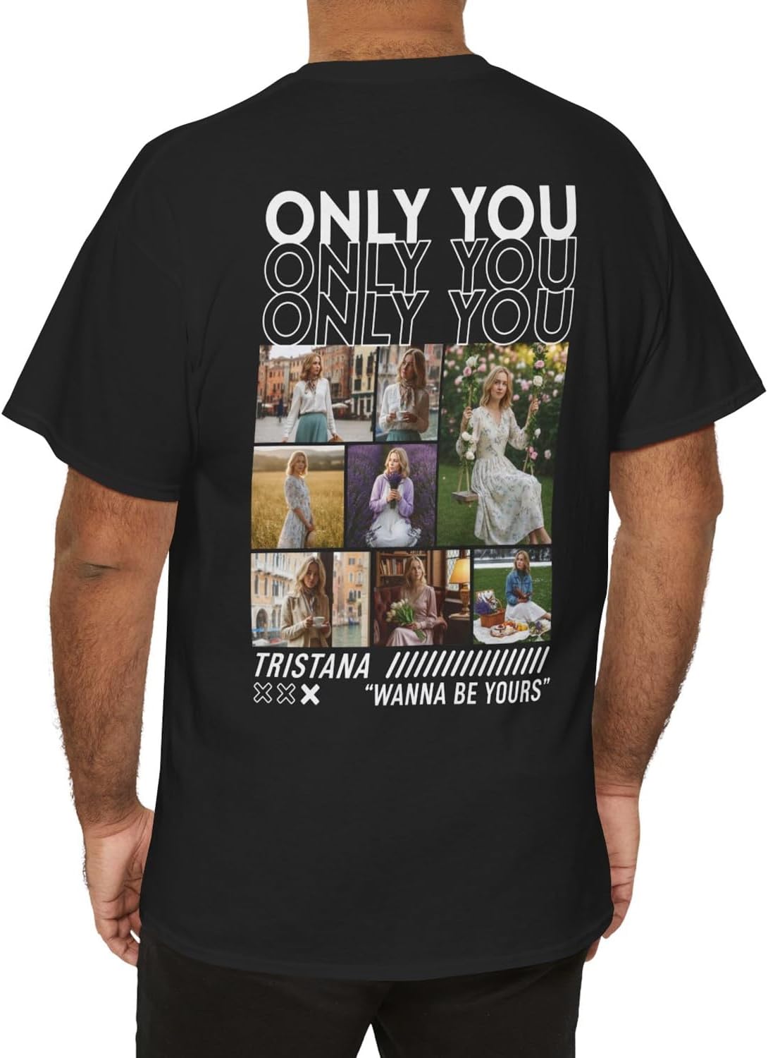 Custom Photo Shirt, Personalized Pictures T-Shirt, Custom Shirt with Face 2 Sided T-Shirts, Dog Photo Shirt, Personal Message - Image 2